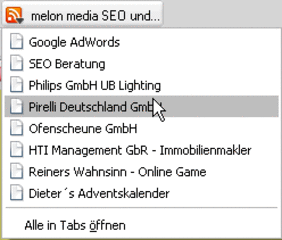 RSS Newsfeed von melon|media Hamburg